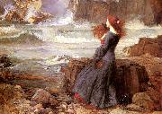 John William Waterhouse Miranda - The Tempest France oil painting artist